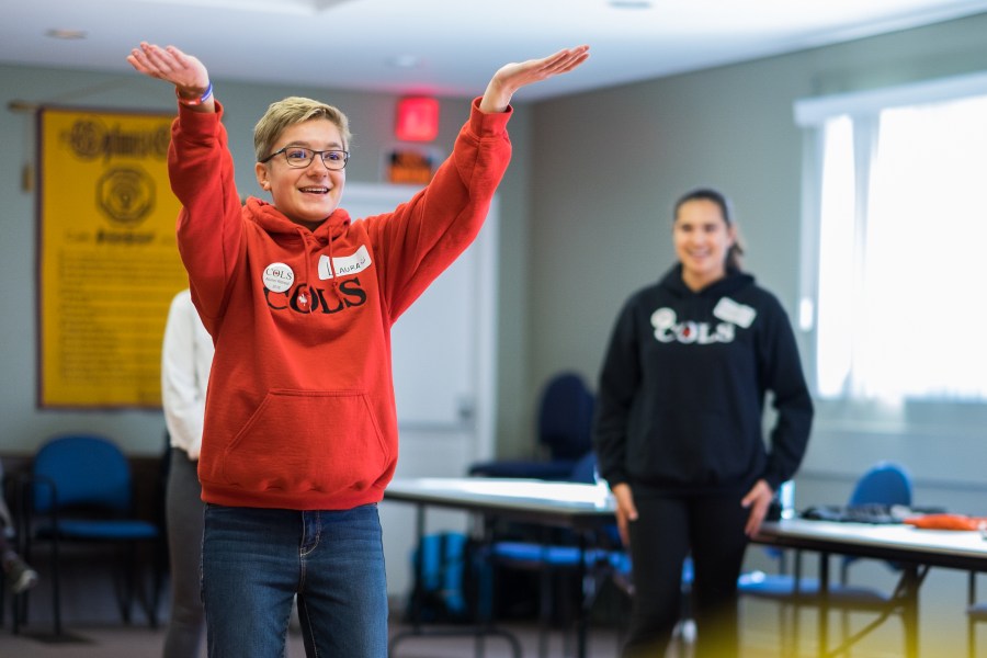 Drama backstage practice