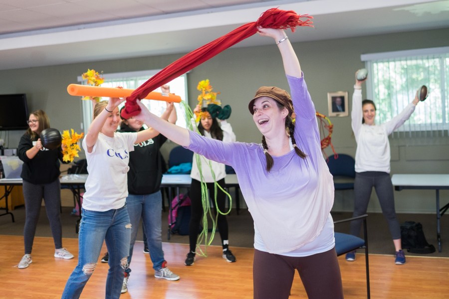 Dance Practice with props